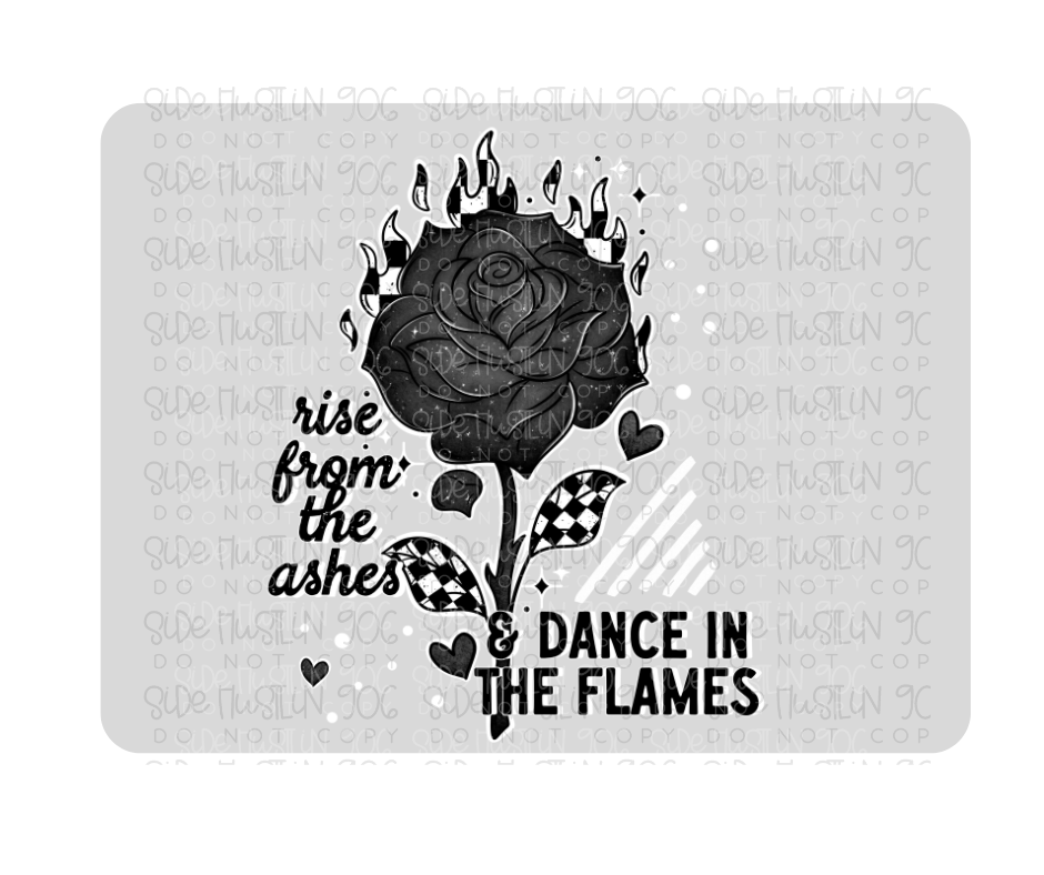 Rise from the Ashes white-Ready to Press Transfer