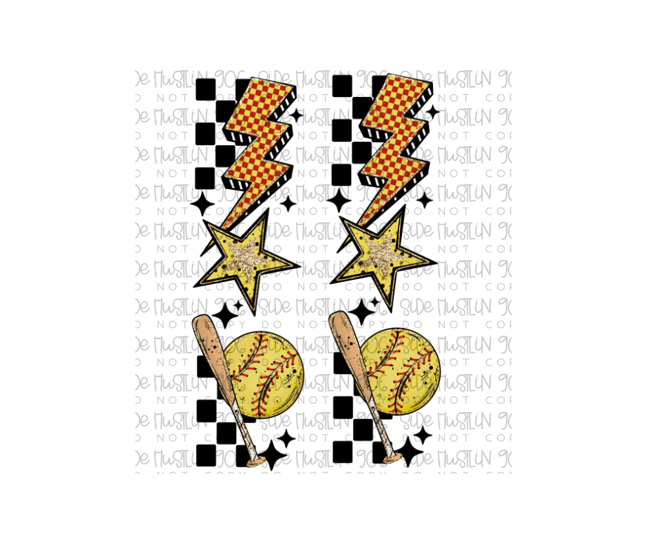 Softball Sleeve-Ready to Press Transfer