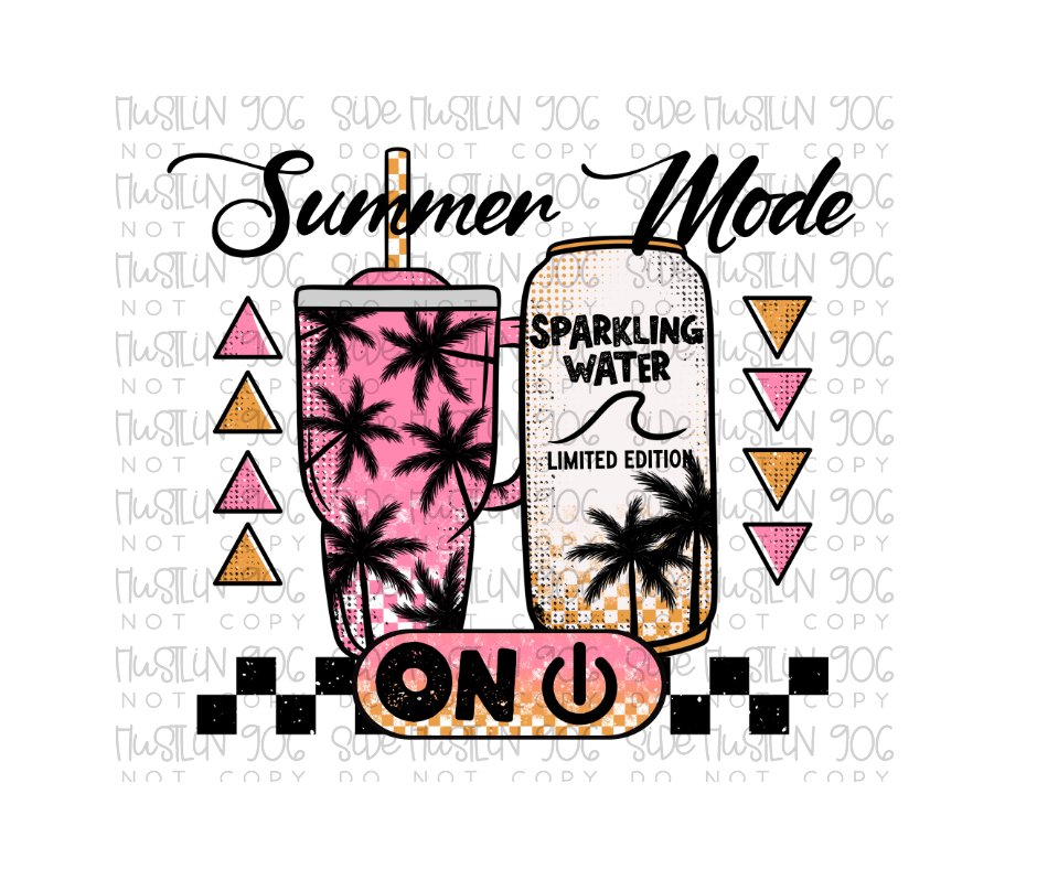 Summer Mode No Alcohol-Ready to Press Transfer