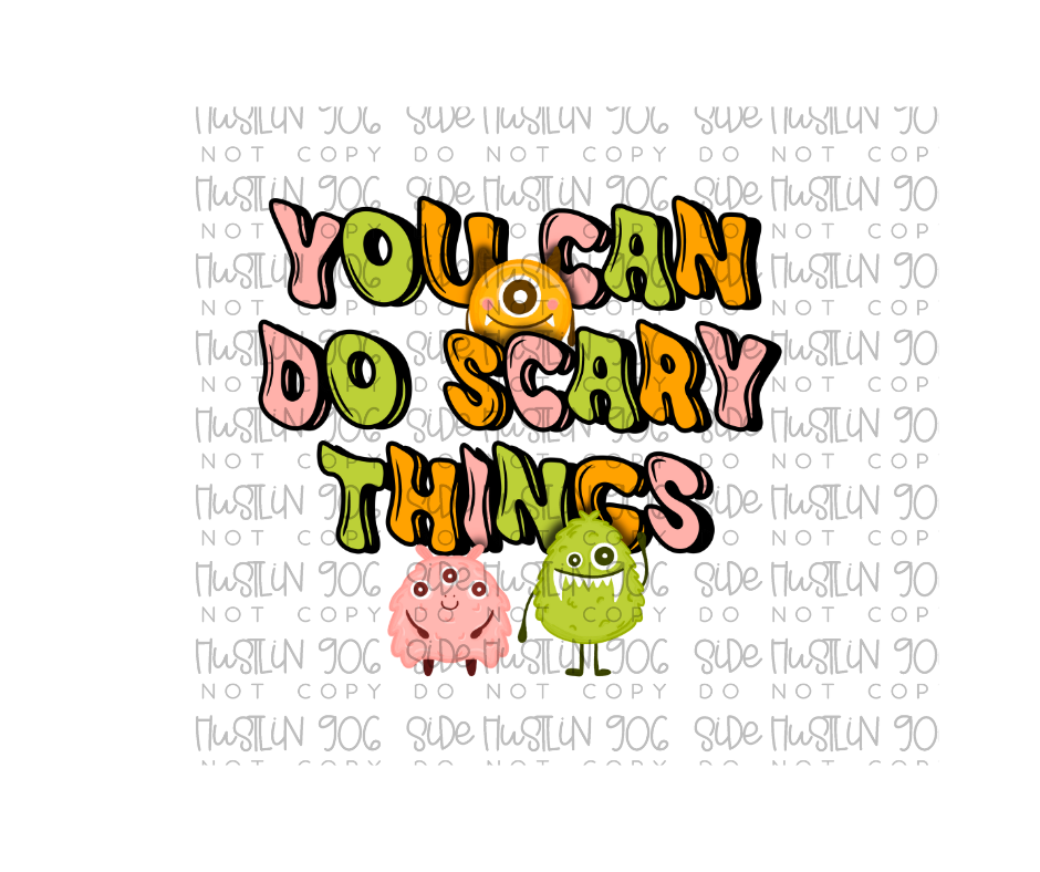 Scary Things-Ready to Press Transfer