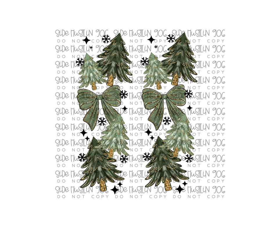 Farm Fresh Trees Sleeve-Ready to Press Transfer