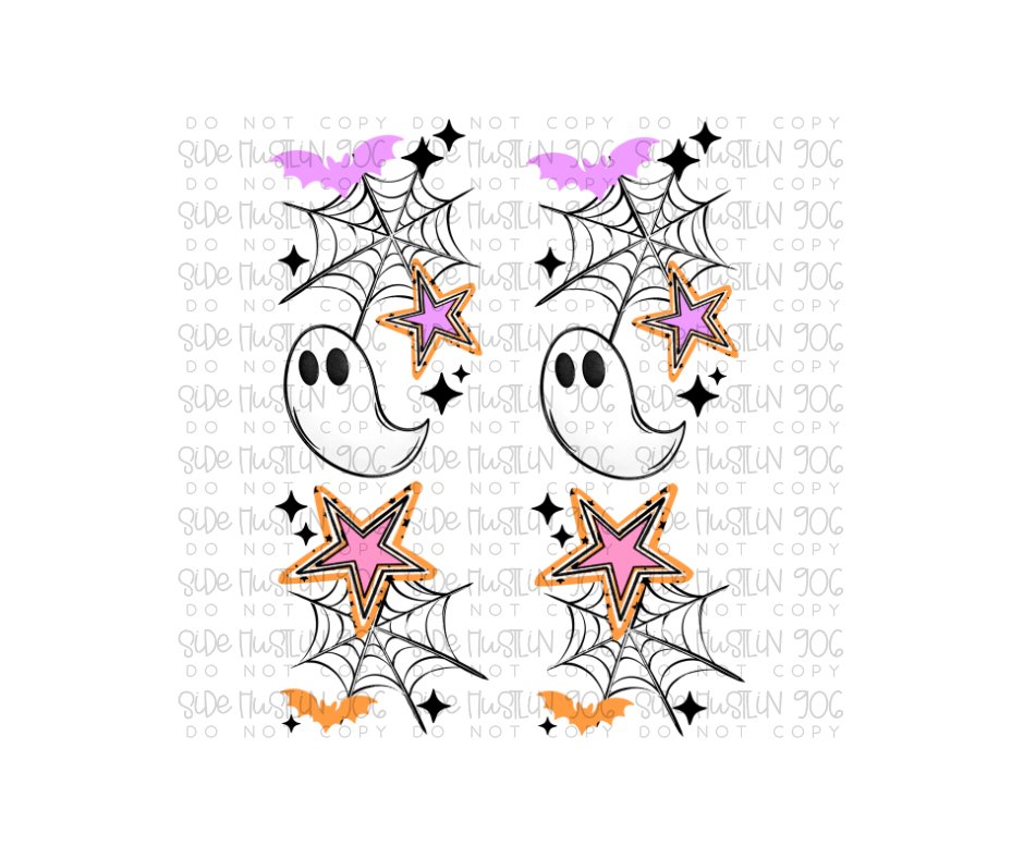 Sweet Spooky Sleeve Black-Ready to Press Transfer