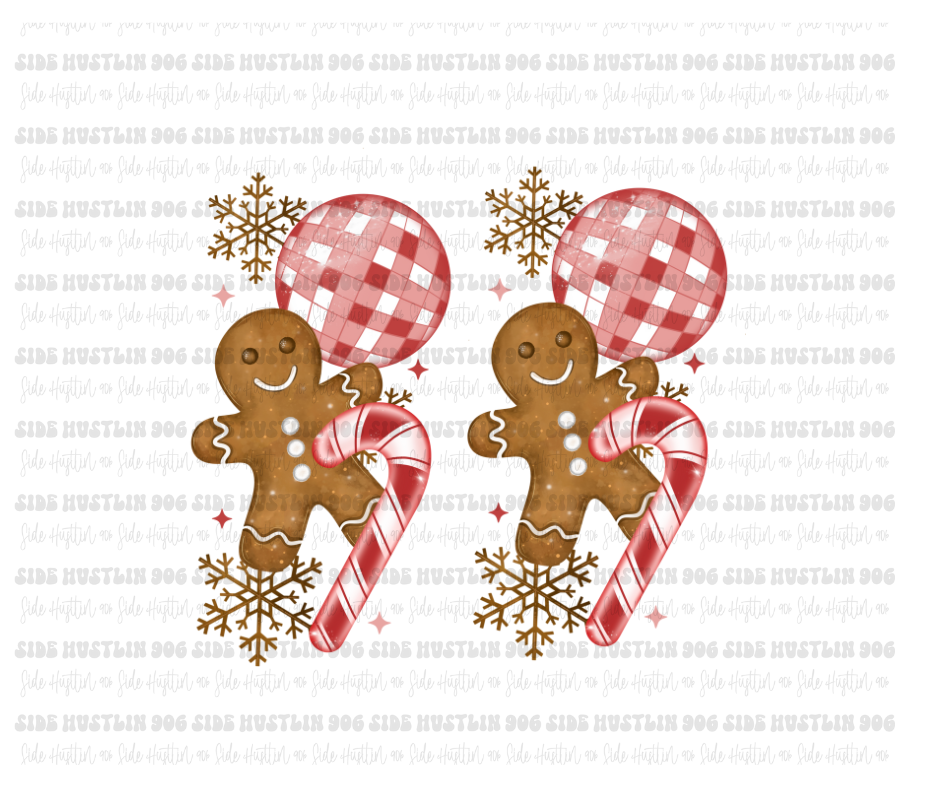 Gingerbread Lane Sleeves-Ready to Press Transfer