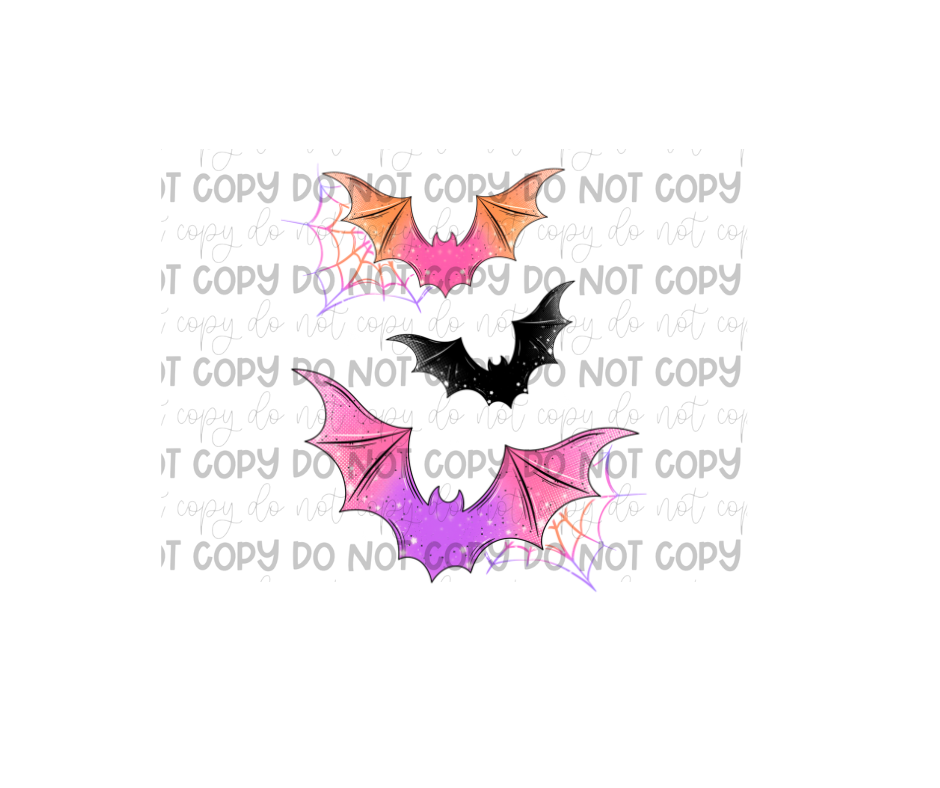 Colorful Spooky-Ready to Press Transfer
