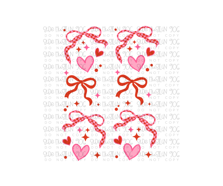Sweetheart Bow Sleeve-Ready to Press Transfer