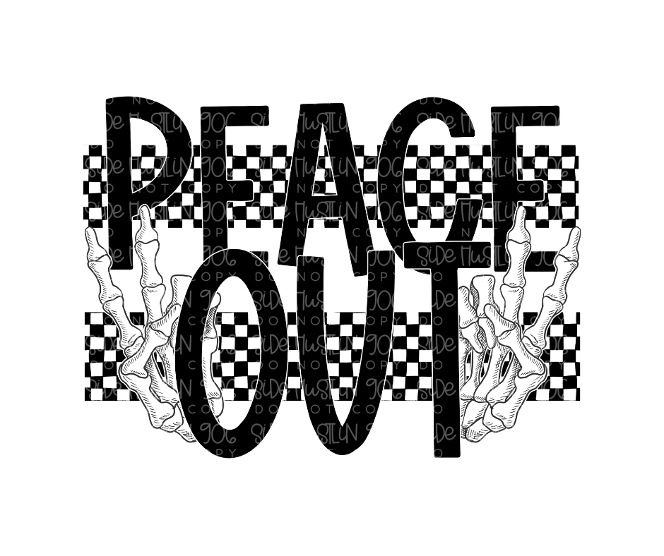 Peace Out skellie-Ready to Press Transfer