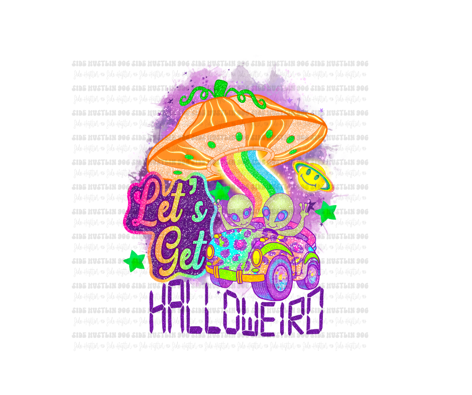 Hallo weird-Ready to Press Transfer