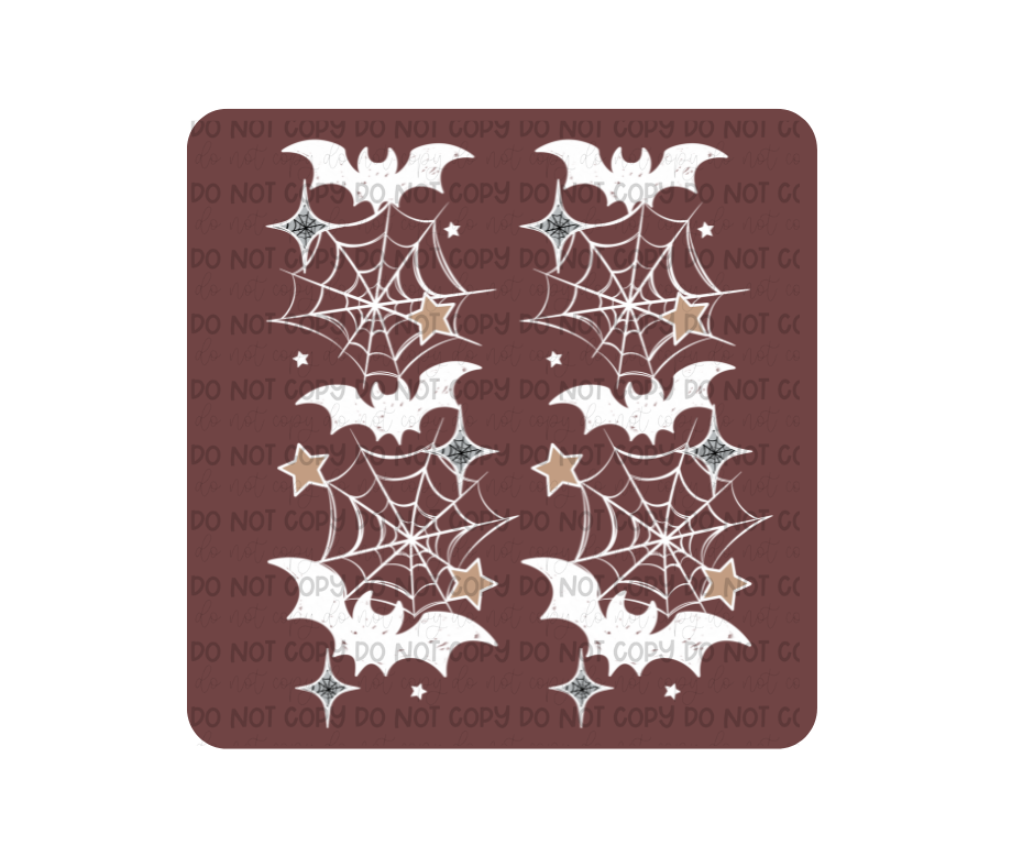 Haunt Cocoa white Sleeves-Ready to Press Transfer