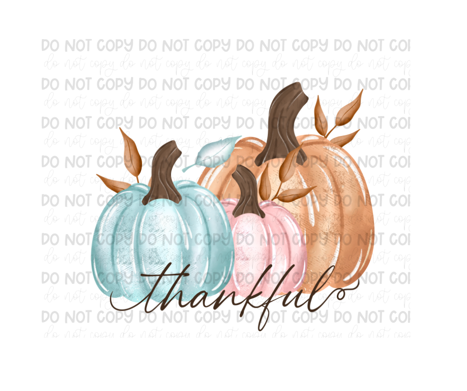 Thankful Pumpkins-Ready to Press Transfer