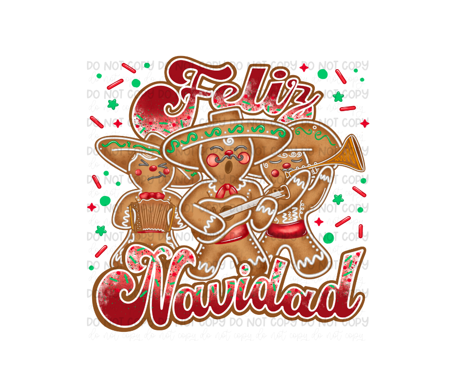 Feliz Navidad-Ready to Press Transfer