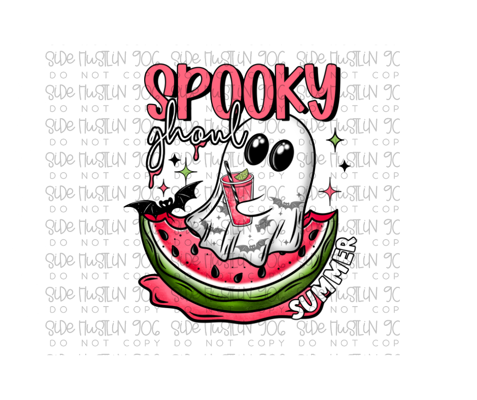 Spooky Ghoul Summer-Ready to Press Transfer