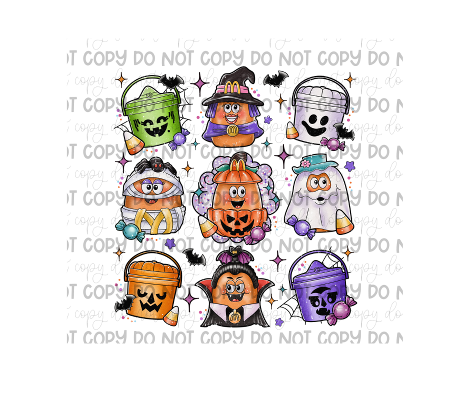 Halloween Pops-Ready to Press Transfer