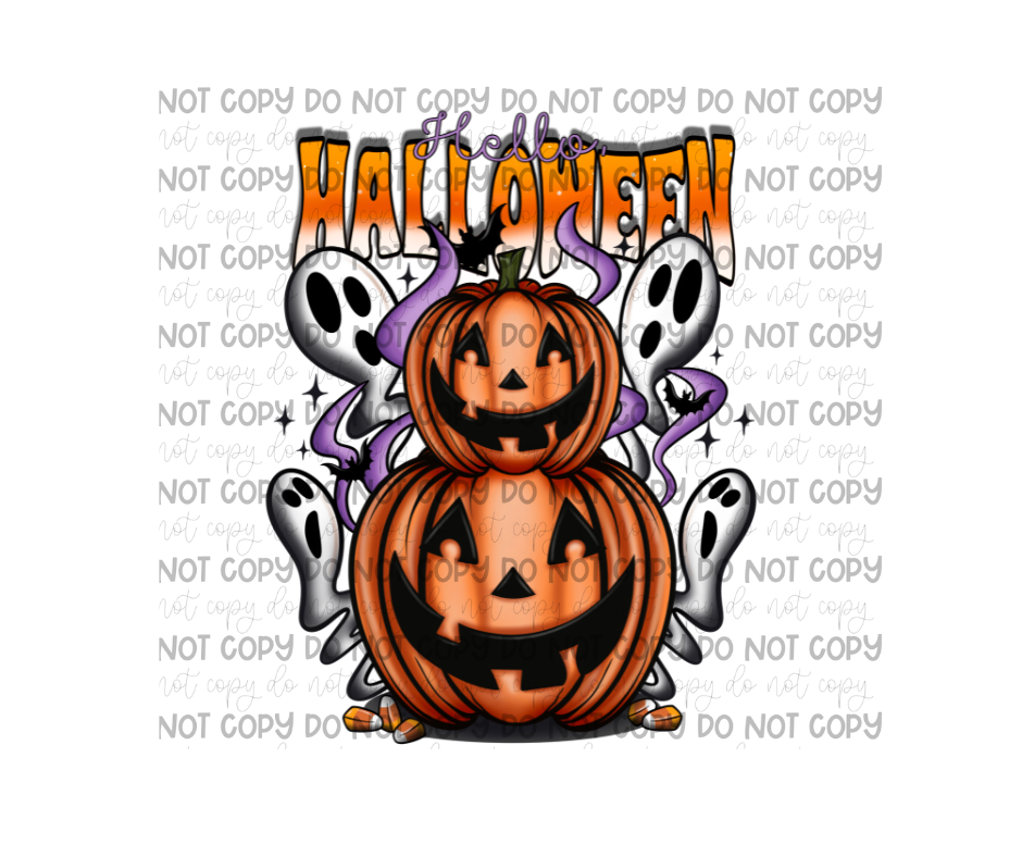 Hello Halloween -Ready to Press Transfer