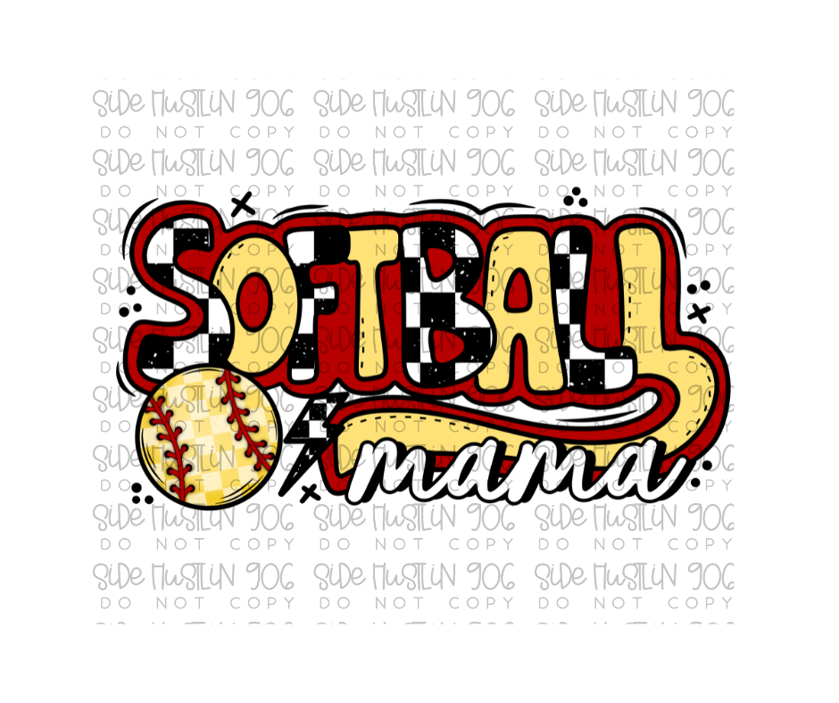 Softball Mama-Ready to Press Transfer