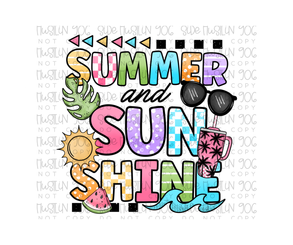 Summer Sunshine-Ready to Press Transfer