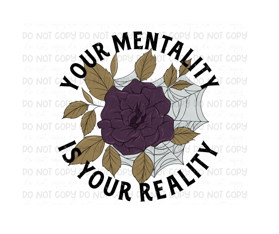 Mentality black-Ready to Press Transfer