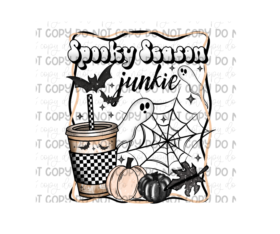 Spooky Season Junkie -Ready to Press Transfer