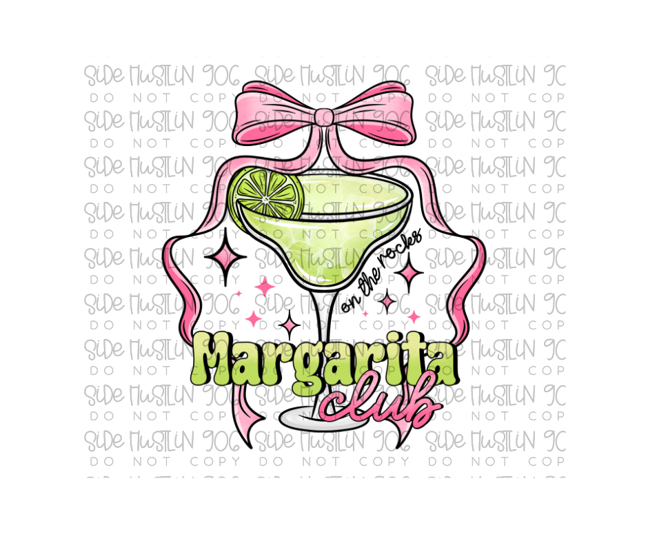 Margrita Club-Ready to Press Transfer