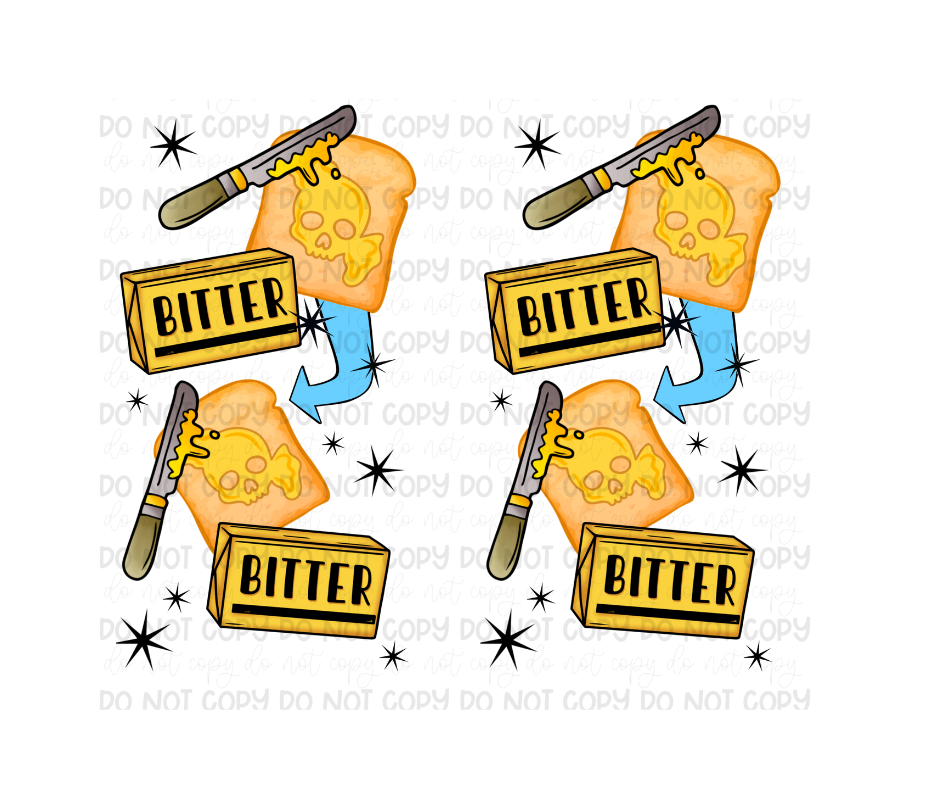Bitter Sleeves-Ready to Press Transfer