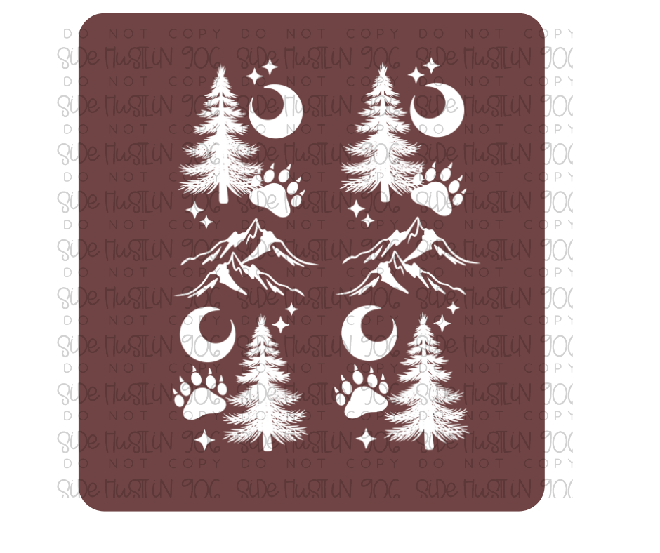 Get Lost Single Color White Sleeve-Ready to Press Transfer