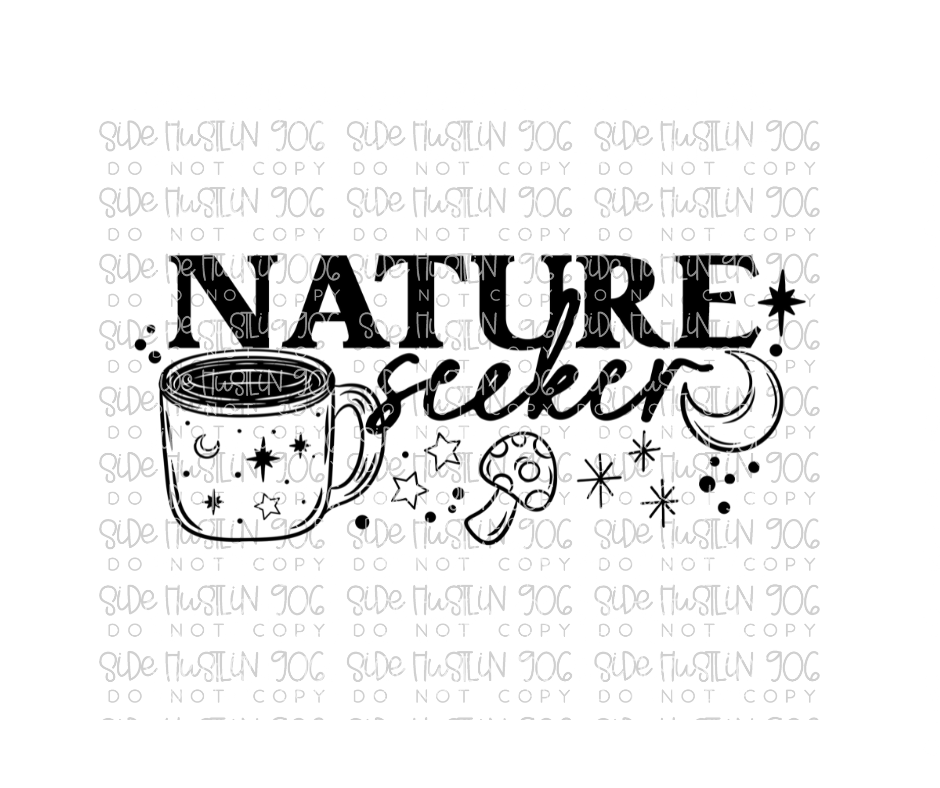 Nature Seeker Single Color-Ready to Press Transfer