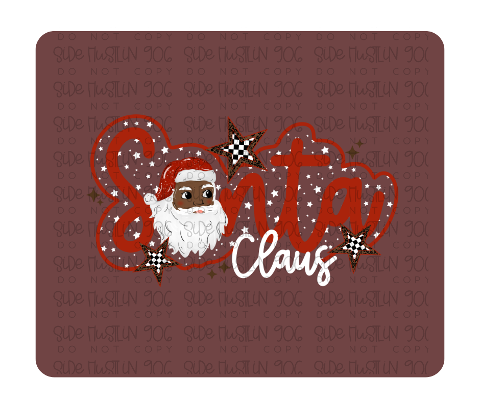 Santa Claus Darker Skin Tone-Ready to Press Transfer