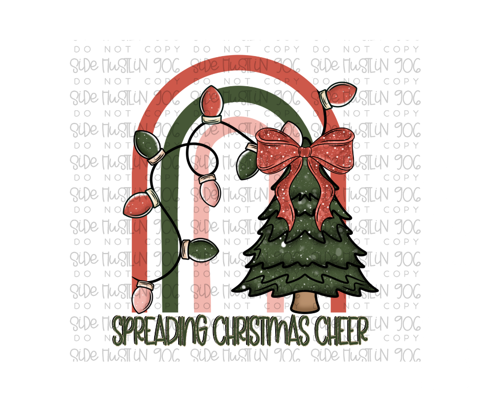 Spreading Christmas Cheer-Ready to Press Transfer