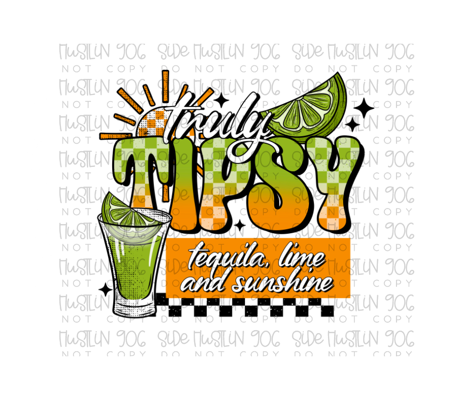 Truly Tipsy-Ready to Press Transfer