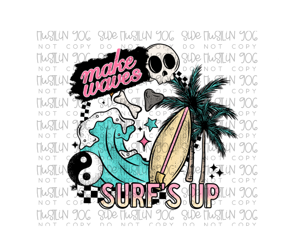 Surfs up-Ready to Press Transfer
