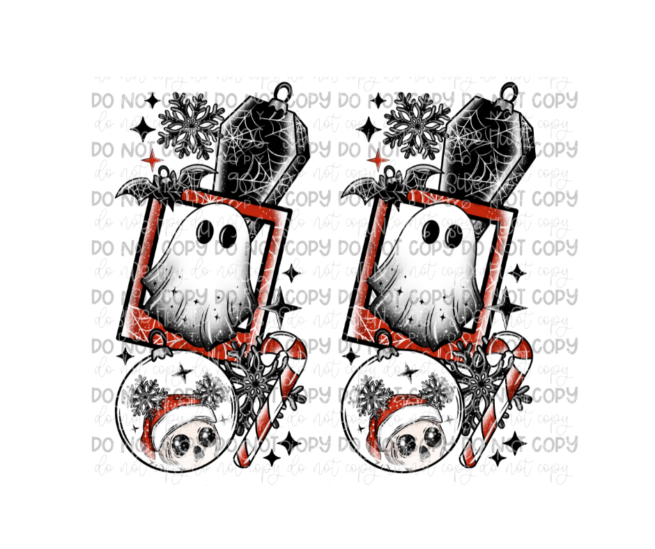 Spooky Merry Sleeves-Ready to Press Transfer