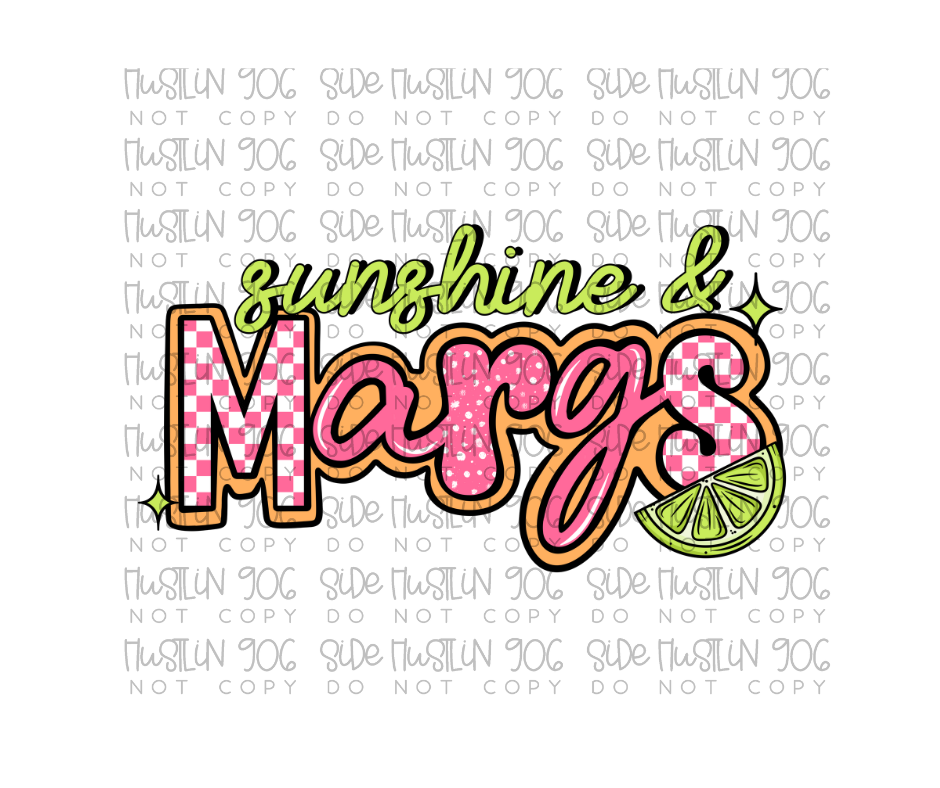 Sunshine and Margs-Ready to Press Transfer