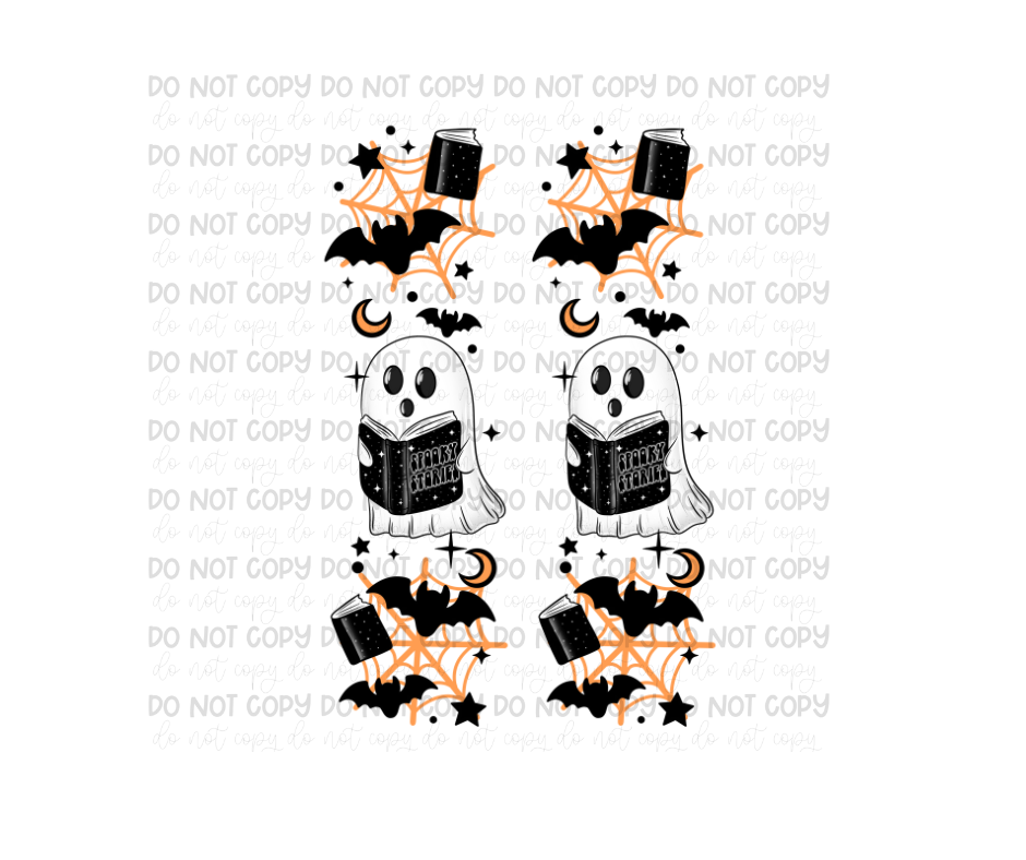 Spooky Stories Sleeves-Ready to Press Transfer