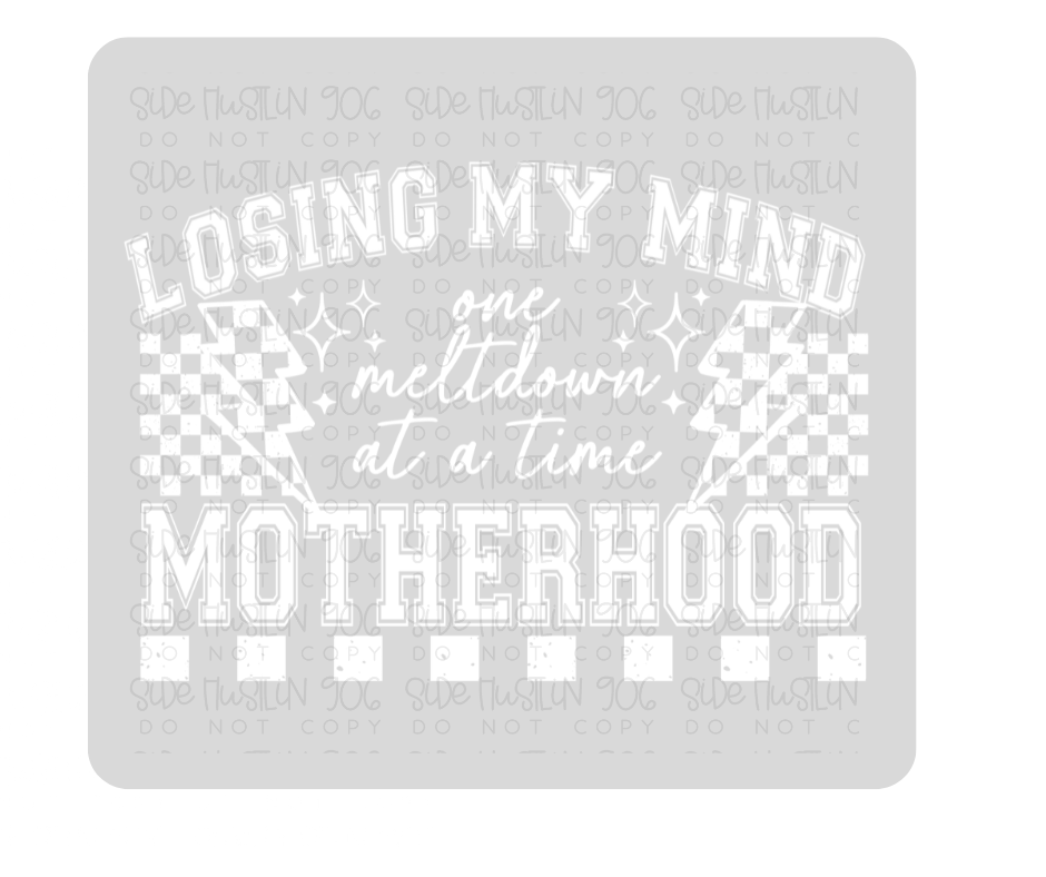 Losing my Mind white-Ready to Press Transfer