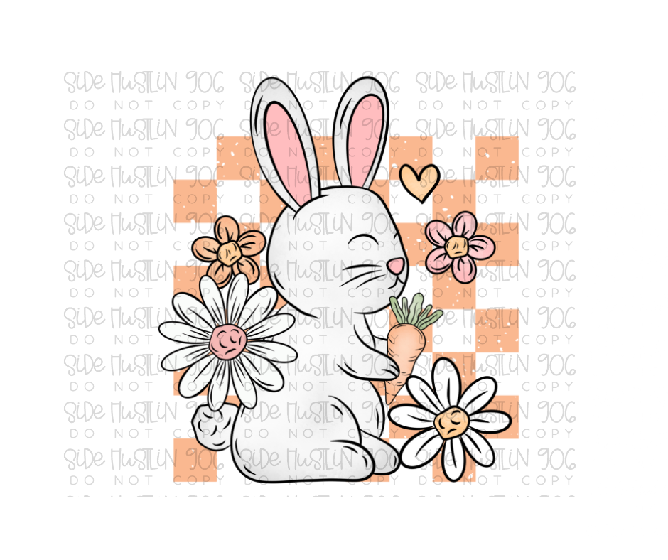 Easter Bunny -Ready to Press Transfer