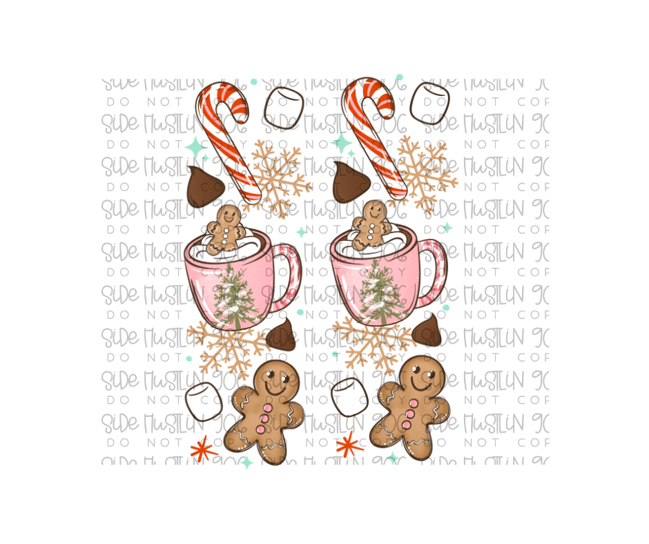 Hot Cocoa Sleeve-Ready to Press Transfer