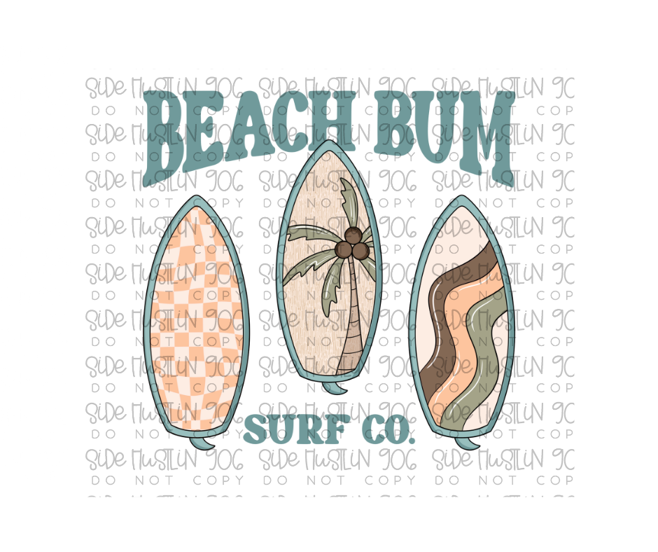 Surf Co-Ready to Press Transfer