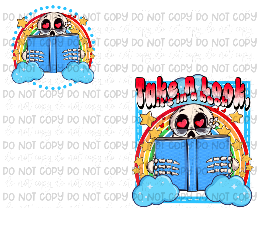 Take a Look in a Book-Ready to Press Transfer