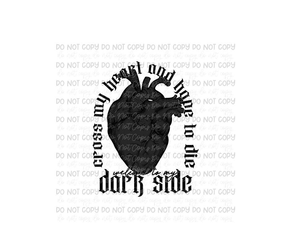 Dark Side-Ready to Press Transfer