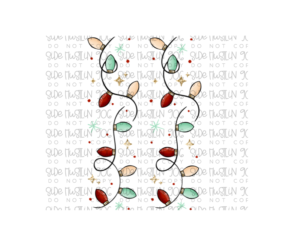 Holly Jolly Santa Sleeve-Ready to Press Transfer