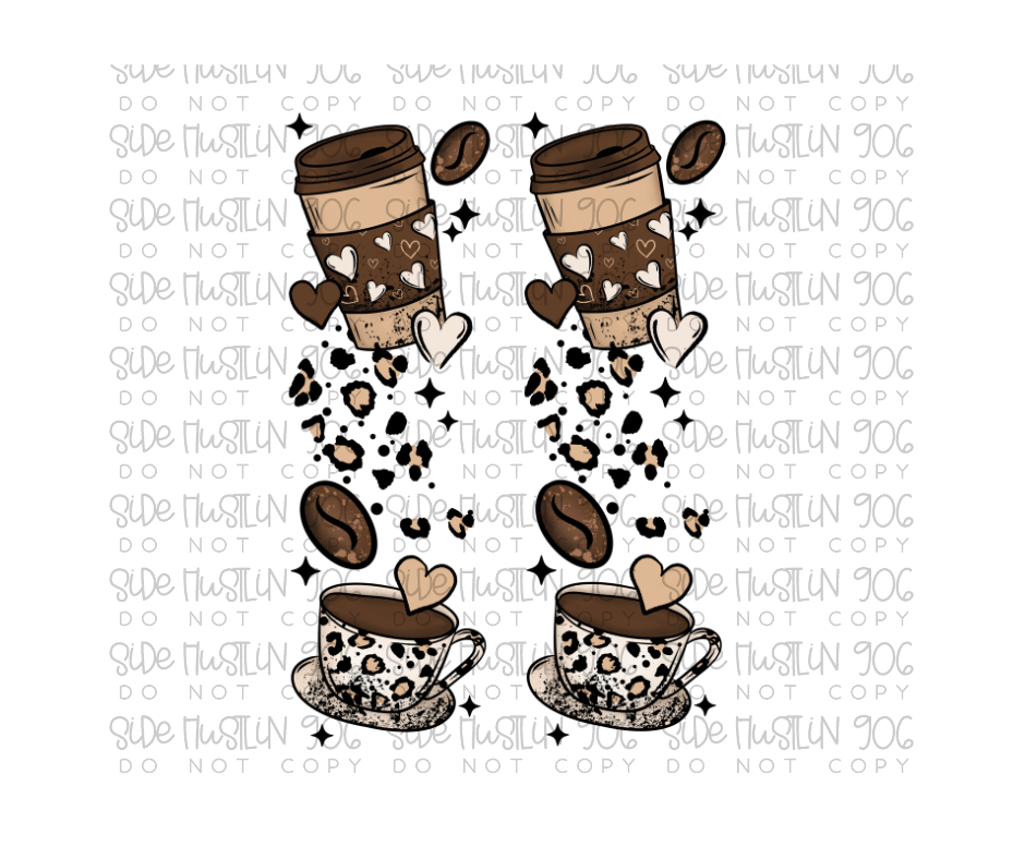 Coffee Sleeve-Ready to Press Transfer