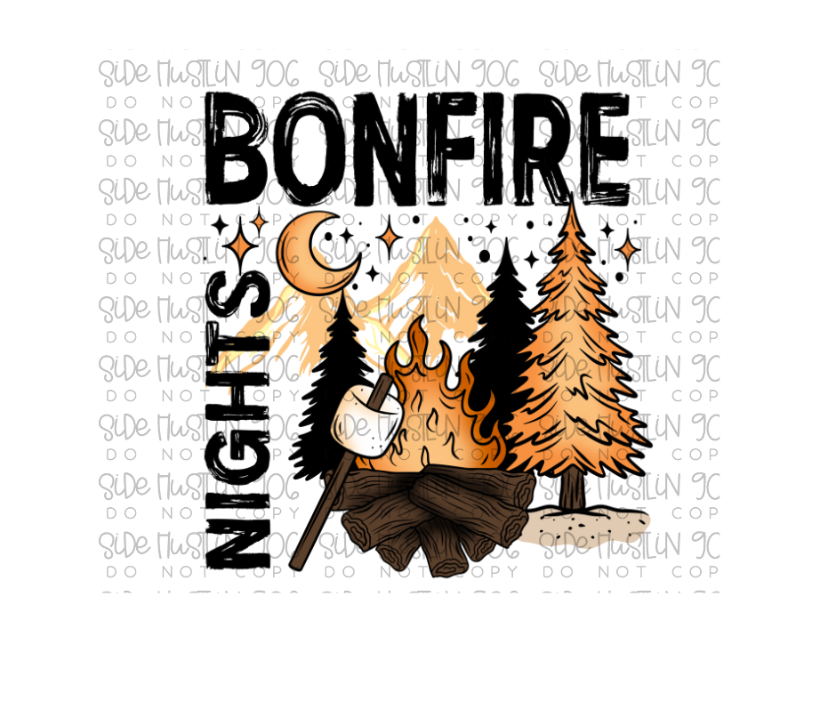 Bonfire Nights-Ready to Press Transfer