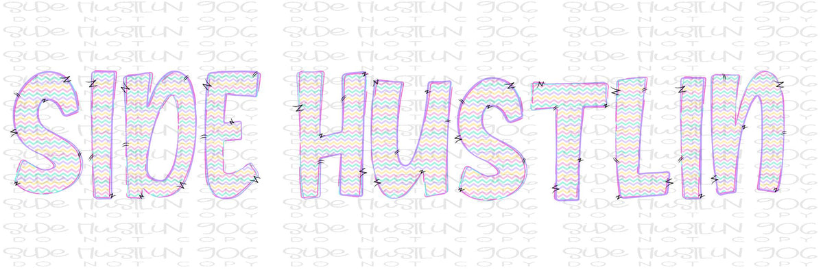 Easter Doodle Alphabet- Uppercase