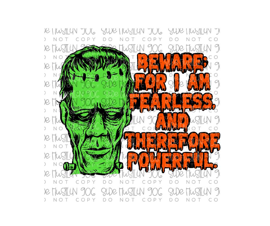 For I am Fearless Frank-Ready to Press Transfer