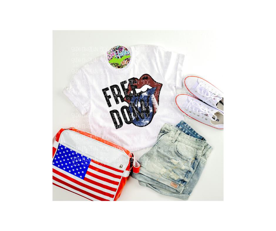 Freedom Tongue-Ready to Press Transfer