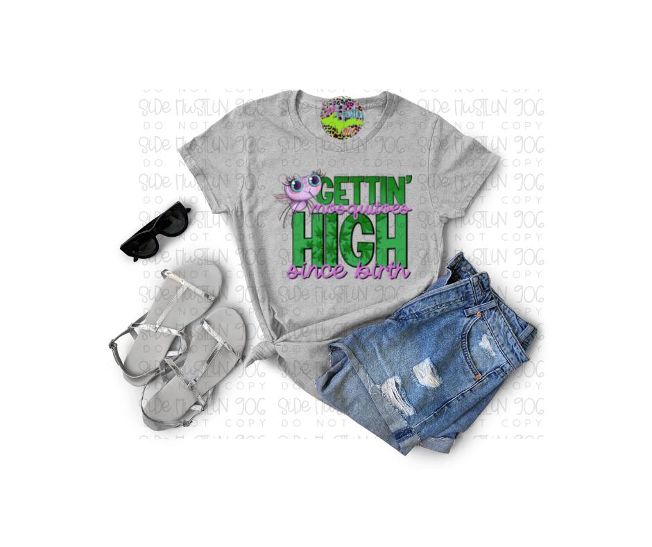 Getting mosquitos HIGH Tee
