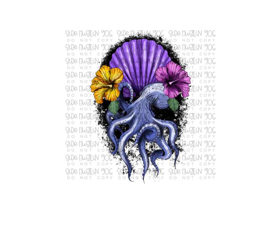 Octopus (color)-Ready to Press Transfer