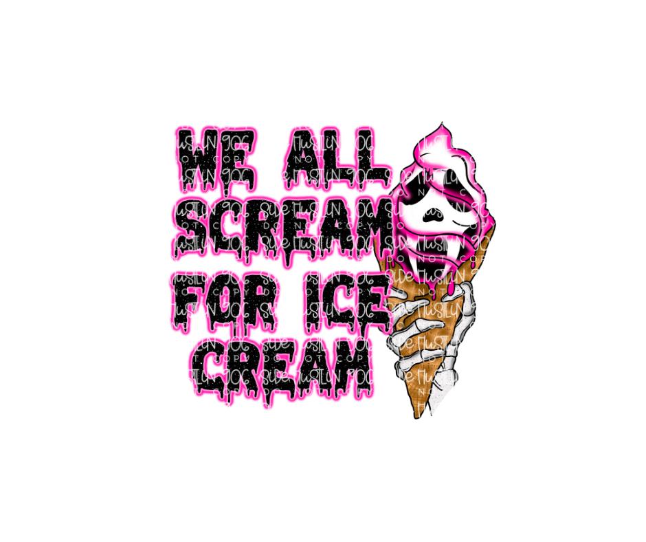 Scream for Ice Cream-Ready to Press Transfer