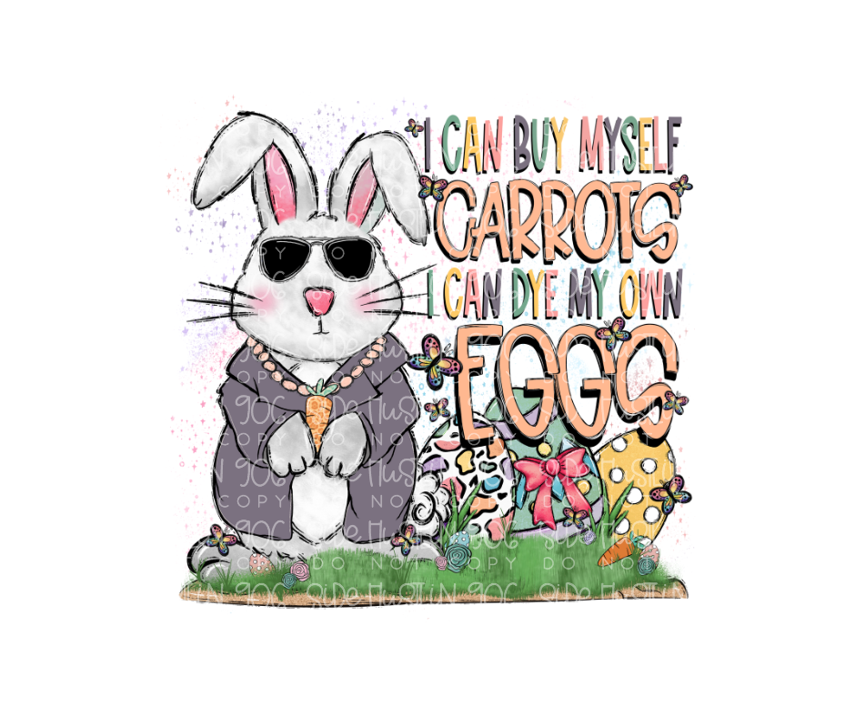 I can buy myself Carrots-Ready to Press Transfer