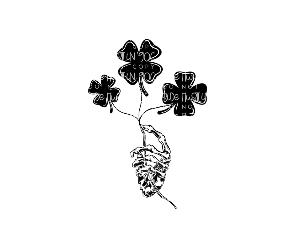 Shamrock Skellie-Ready to Press Transfer