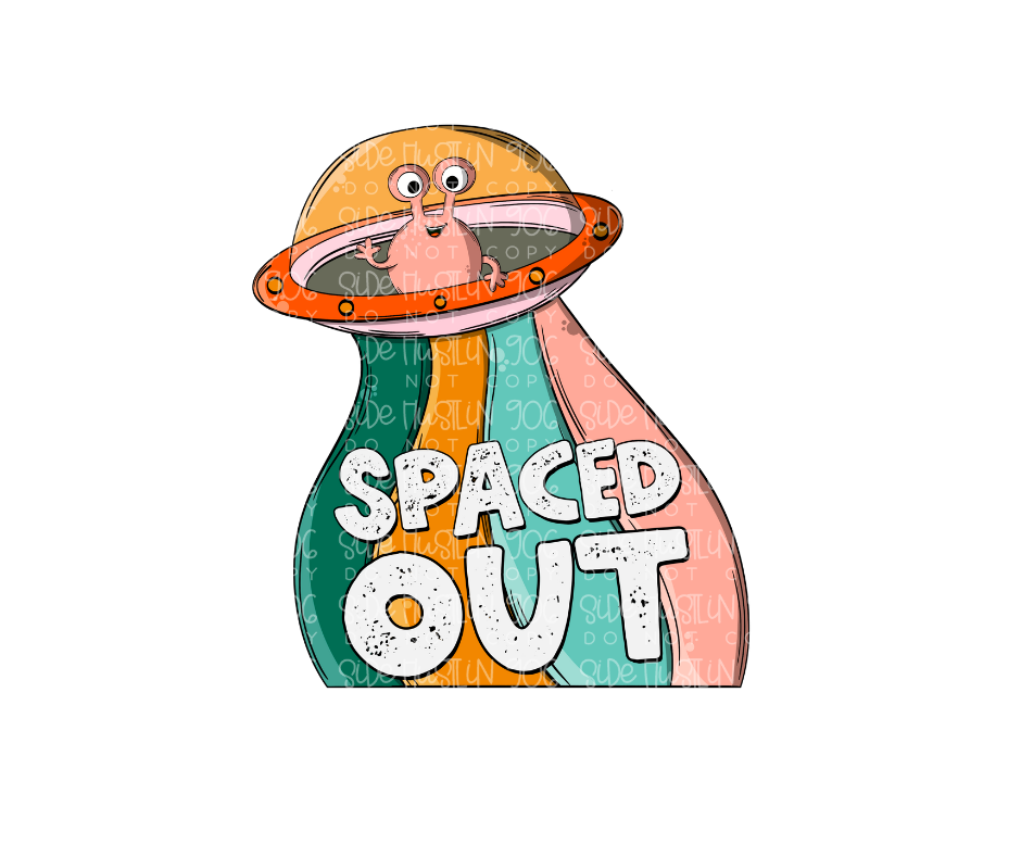 Spaced Out-Ready to Press Transfer